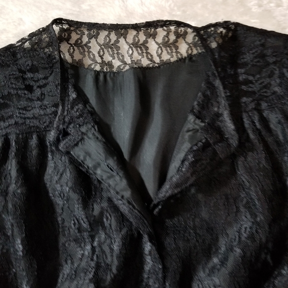 Black Lacey Top - Picture 2 of 3